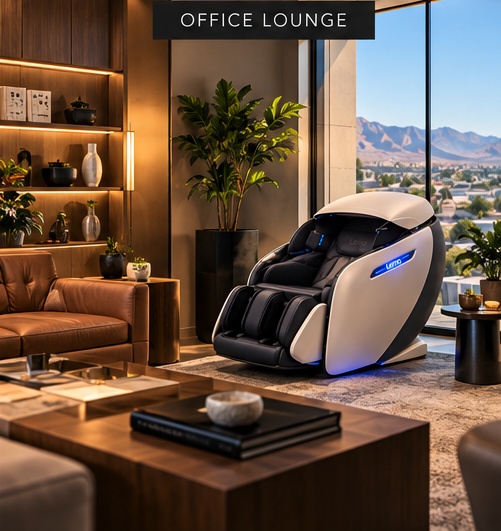 Lemo massage chair in a office lounge